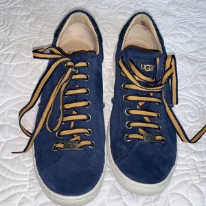 UGG Milo blue suede sneakers size 7.5